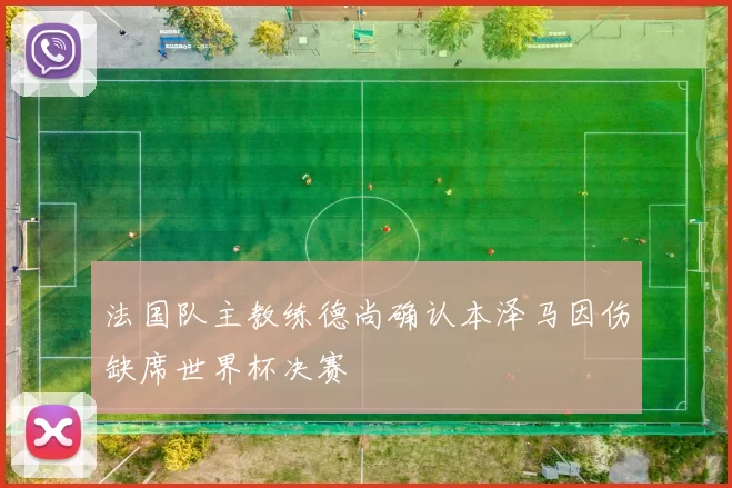 法国队主教练德尚确认本泽马因伤缺席世界杯决赛