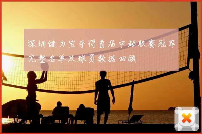 深圳健力宝夺得首届中超联赛冠军完整名单及球员数据回顾