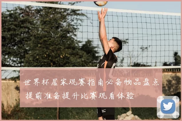 世界杯居家观赛指南必备物品盘点 提前准备提升比赛观看体验